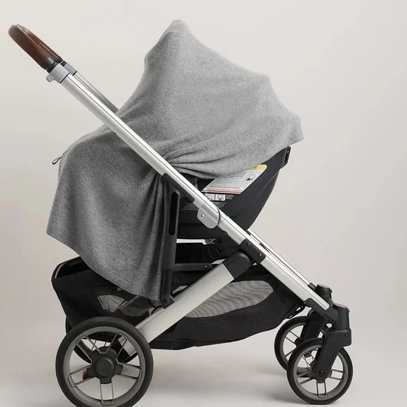 NWT Quince Women's Mongolian Cashmere Nursing Shawl Heather Grey One Size - Picture 13 of 13